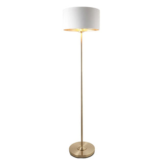 Highclere Floor Lamp Antique Brass - KC at HOME