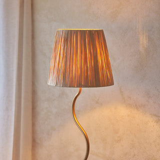 Wriggle 1 Floor Lamp Brushed Aged Brass - KC at HOME