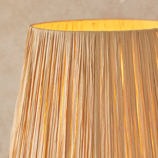 Wriggle 1 Floor Lamp Brushed Aged Brass - KC at HOME