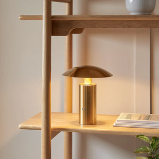 Sunset Rechargeable Table Lamp Brushed Gold - KC at HOME