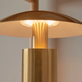 Sunset Rechargeable Table Lamp Brushed Gold - KC at HOME