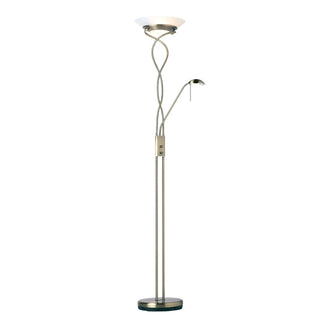 Monaco Floor Lamp Antique Brass - KC at HOME