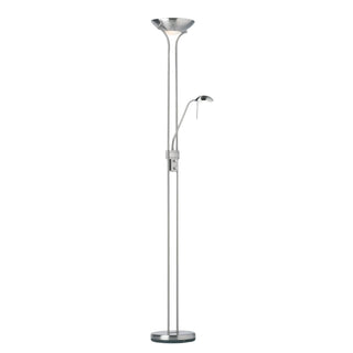 Rome Floor Lamp Satin Chrome - KC at HOME