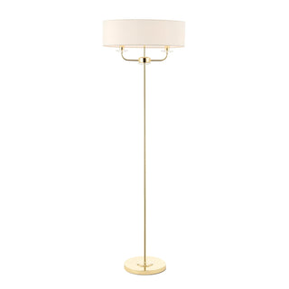 Nixon Floor Lamp Brass - KC at HOME