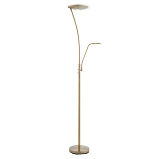 Alassio Floor Lamp Antique Brass - KC at HOME