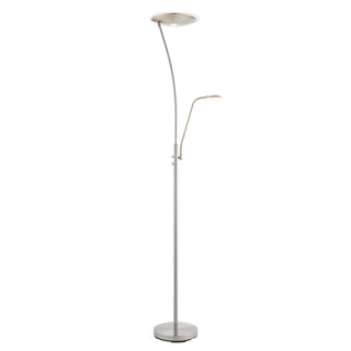 Alassio Floor Lamp Satin Chrome - KC at HOME
