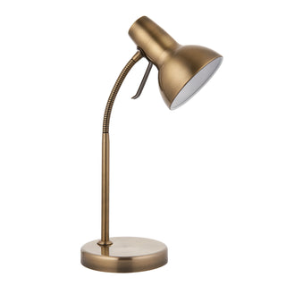 Amalfi USB Table Lamp Antique Brass - KC at HOME