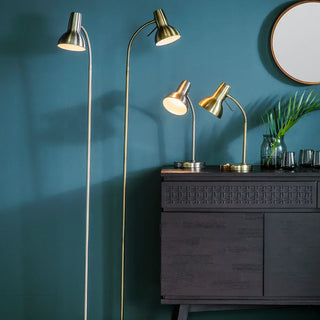 Amalfi USB Table Lamp Antique Brass - KC at HOME