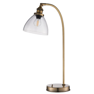 Hansen Table Lamp Antique Brass - KC at HOME