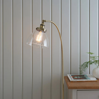 Hansen Floor Lamp Antique Brass - KC at HOME