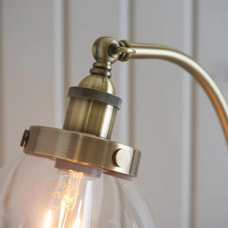 Hansen Floor Lamp Antique Brass - KC at HOME