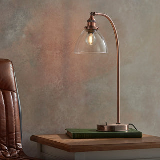 Hansen Table Lamp Aged Copper - KC at HOME
