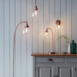 Hansen Table Lamp Aged Copper - KC at HOME