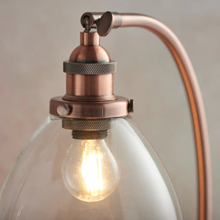 Hansen Table Lamp Aged Copper - KC at HOME
