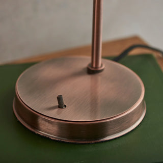 Hansen Table Lamp Aged Copper - KC at HOME