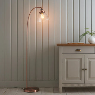 Hansen Floor Lamp Aged Copper - KC at HOME