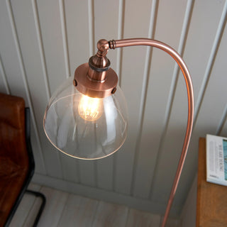Hansen Floor Lamp Aged Copper - KC at HOME
