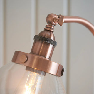 Hansen Floor Lamp Aged Copper - KC at HOME