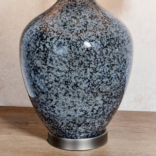 Ilsa Table Lamp Grey Black - KC at HOME