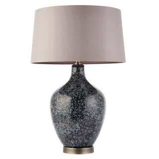 Ilsa Table Lamp Grey Black - KC at HOME