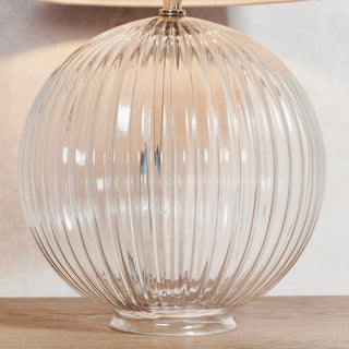 Jemma Table Lamp Clear - KC at HOME
