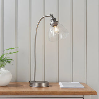 Hansen 1 Table Light Brushed Silver - KC at HOME