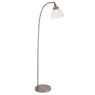 Hansen 1 Floor Light Brushed Silver - KC at HOME
