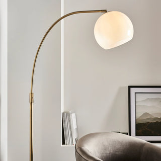 Otto Floor Lamp Black Marble - KC at HOME