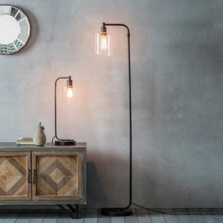 Toledo Floor Lamp Black - KC at HOME