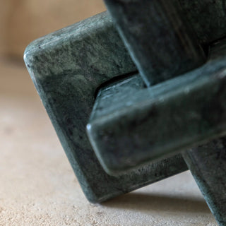 Amadora Link Marble Square Green - KC at HOME