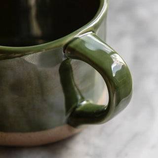 Rustic Mug Green (4pk) - KC at HOME