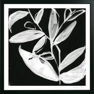 Quirky White Leaves I