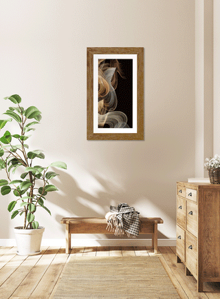 Smokey Lines Framed Art