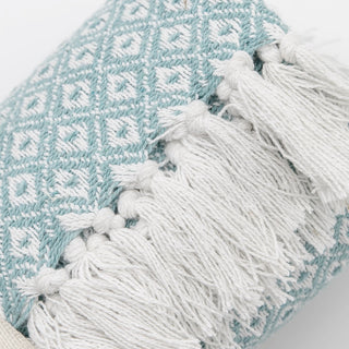 Essential Cotton Throw Blue