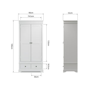 Milford 2 Door Wardrobe