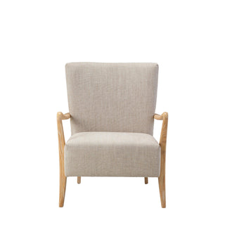 Chedworth Armchair Natural Linen - KC at HOME