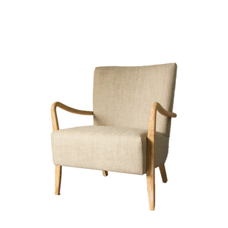 Chedworth Armchair Natural Linen - KC at HOME