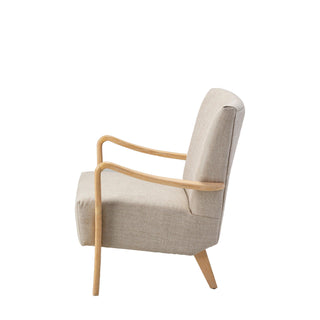 Chedworth Armchair Natural Linen - KC at HOME