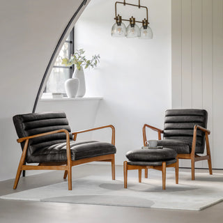 Datsun Armchair Antique Ebony