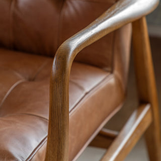 Humber Armchair Vintage Brown Leather
