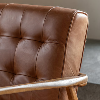Humber Armchair Vintage Brown Leather