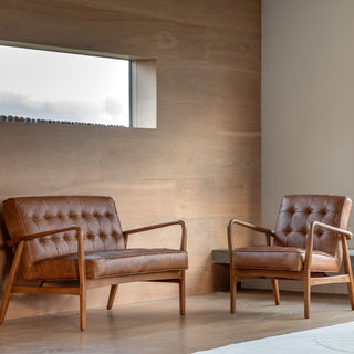 Humber Armchair Vintage Brown Leather