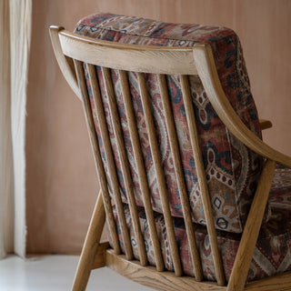 Reliant Armchair Zari Jacquard