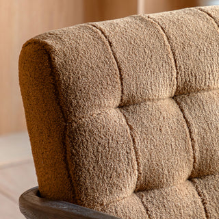 Humber Armchair Ochre Faux Sheepskin