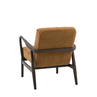 Humber Armchair Ochre Faux Sheepskin