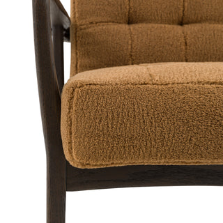 Humber Armchair Ochre Faux Sheepskin