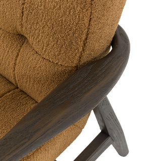 Humber Armchair Ochre Faux Sheepskin