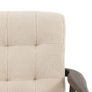 Humber Armchair Cream Faux Sheepskin