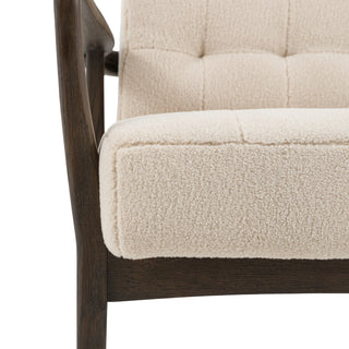 Humber Armchair Cream Faux Sheepskin