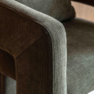 Arezzo Armchair Chair Green - KC at HOME